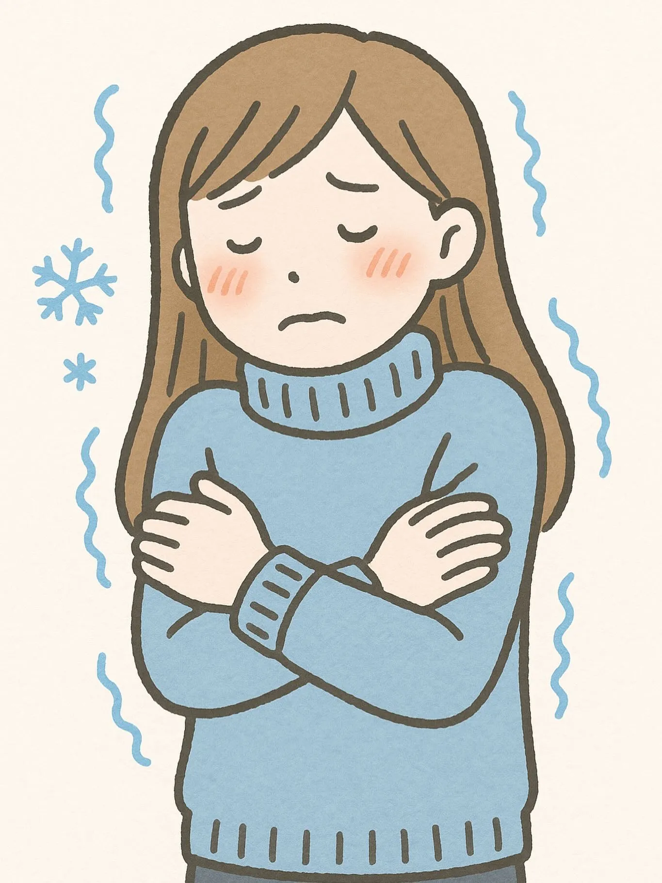 冷え性は早めの改善が大切です❄️